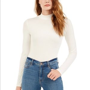 Junior’s Mock Neck Bodysuit